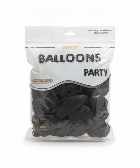 HTOP Balloons Party - Top-Quality Latex Balloons (18-inch, 45cm, 25 Pcs)