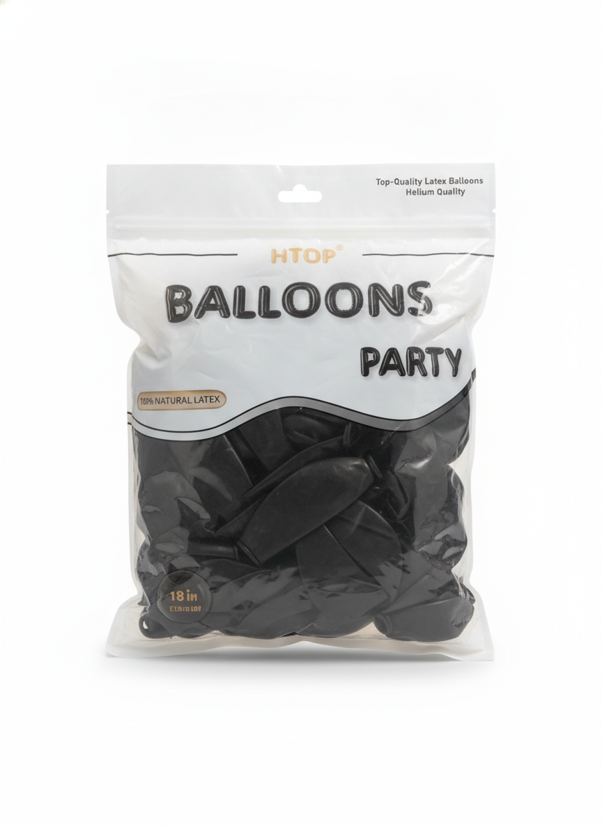 HTOP Balloons Party - Top-Quality Latex Balloons (18-inch, 45cm, 25 Pcs)