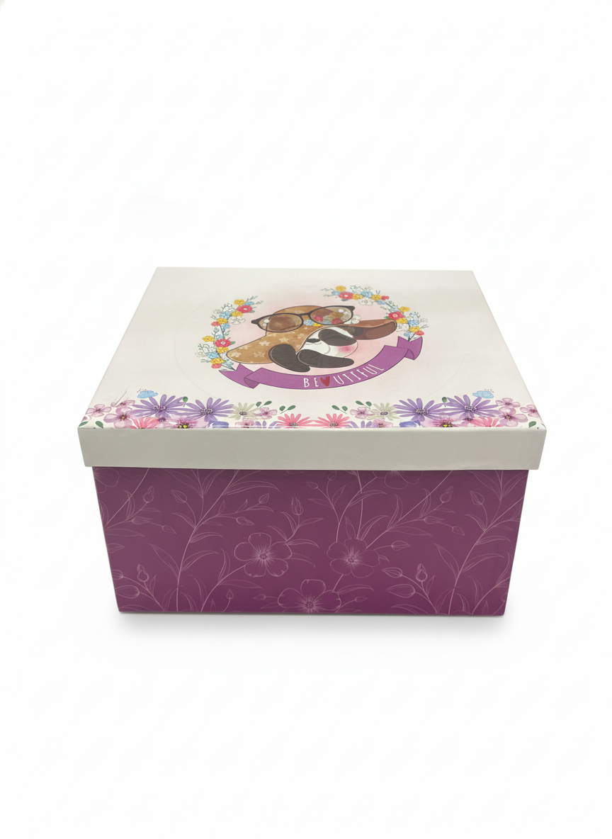Be Utiful Panda Floral Decorative Gift Box
