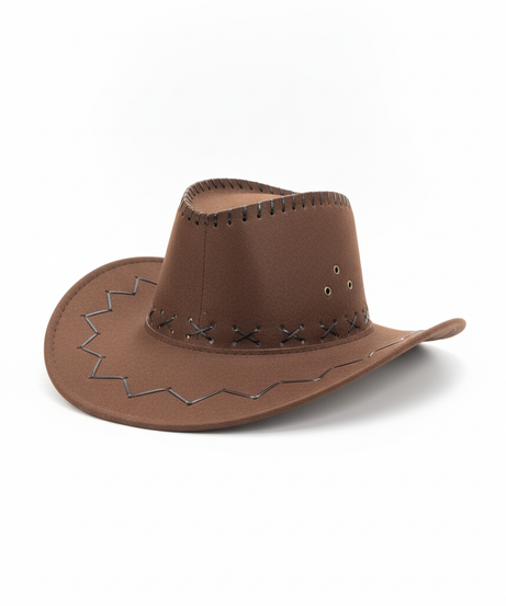 Classic Brown Western Cowboy Hat