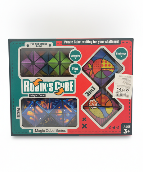 Rubik's Cube Magic Cube 3-in-1 Puzzle Cube Series