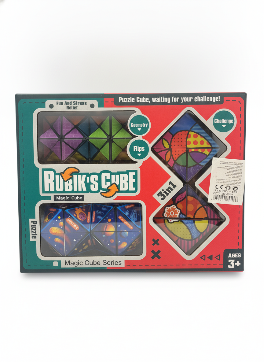 Rubik's Cube Magic Cube 3-in-1 Puzzle Cube Series