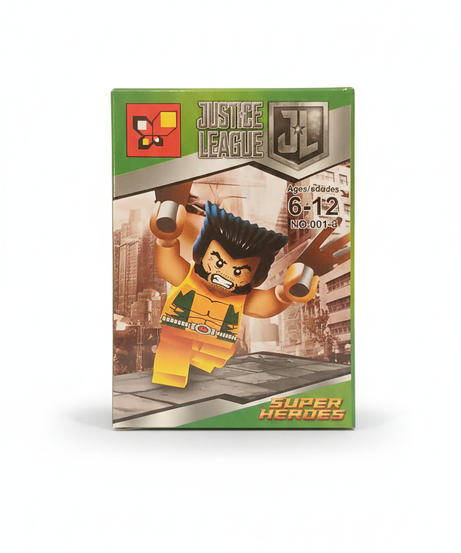 Justice League Super Heroes Wolverine Building Block Figure NO.001-4