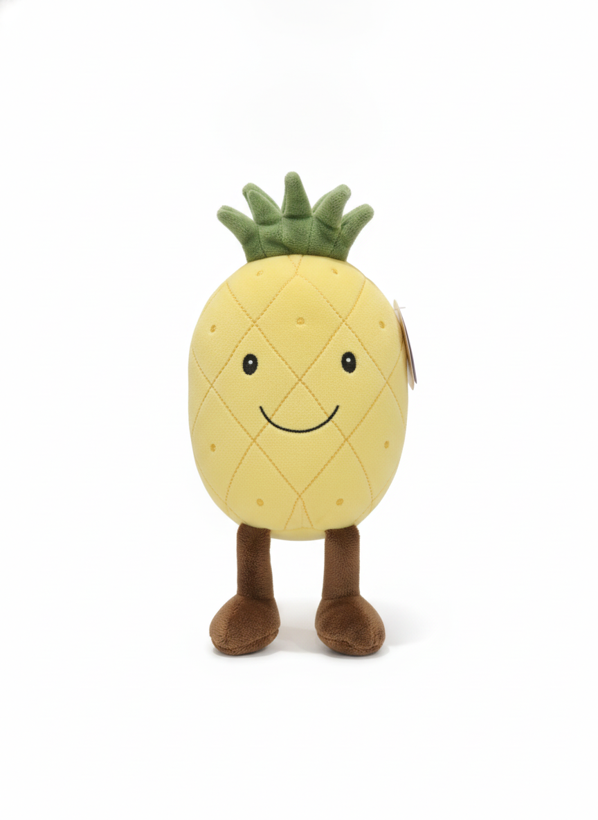 Smiling Pineapple Plush Toy