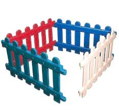 Modular Colorful Play Fence Set