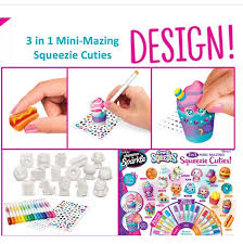 Cra-Z-Art Shimmer 'n Sparkle Cra-Z-Squeezies: Color Your Own Squeezie Fun