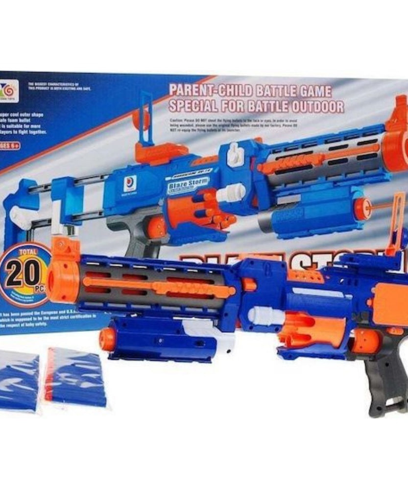 Blaze Storm Battery Operated Soft Bullet Gun 20 PSC