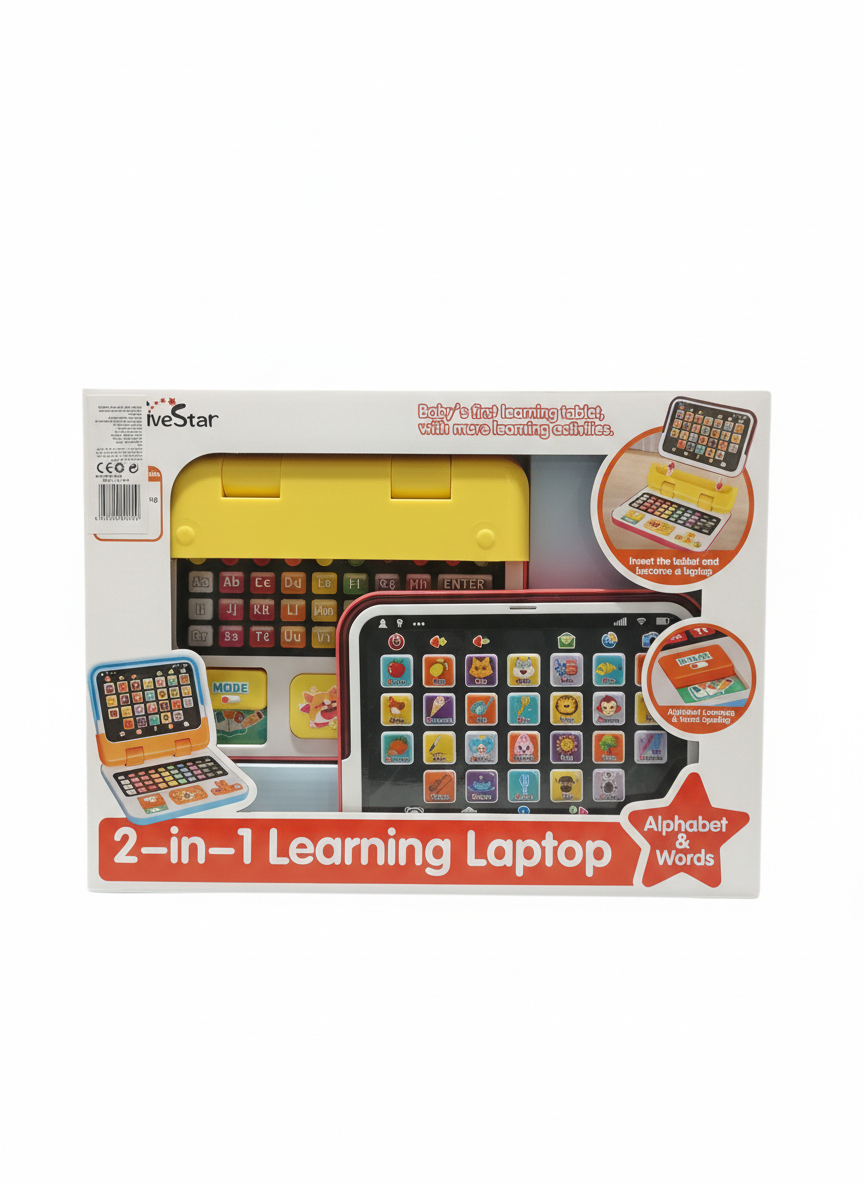 fiveStar 2-in-1 Learning Laptop - Alphabet & Words