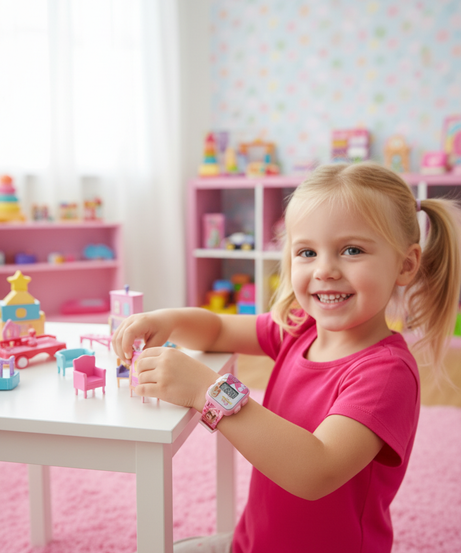 Barbie Life in the Dreamhouse LED Light Watch