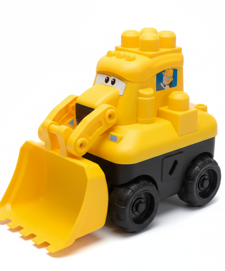 Build Me Up Maxi Bulldozer Construction Truck Series 16 PCS