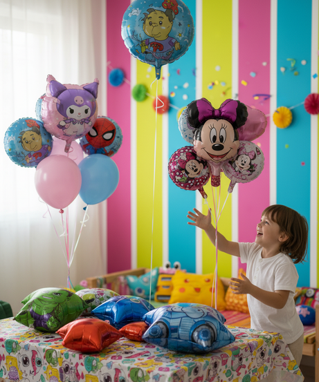 Helium Balloons Characters