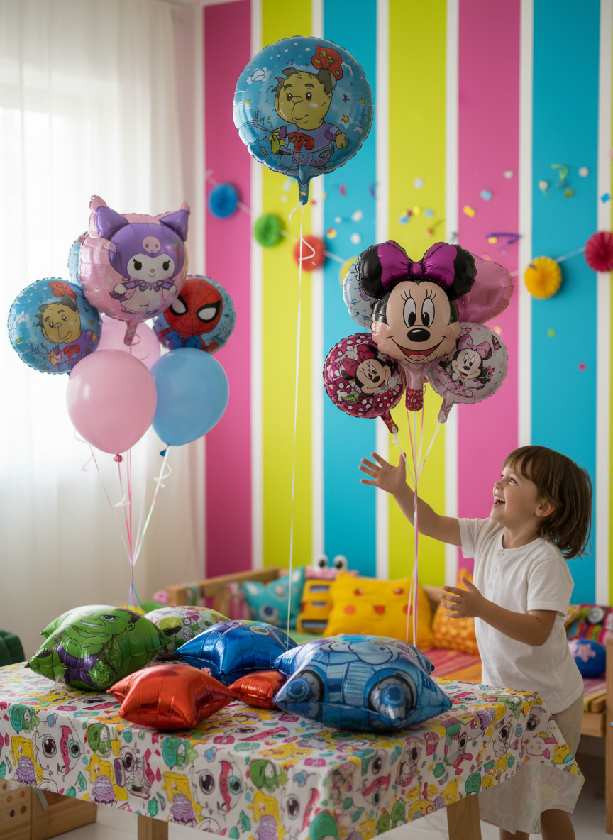 Helium Balloons Characters