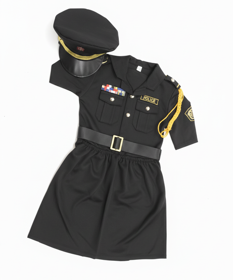 Kids Police Officer Costume Play Set
