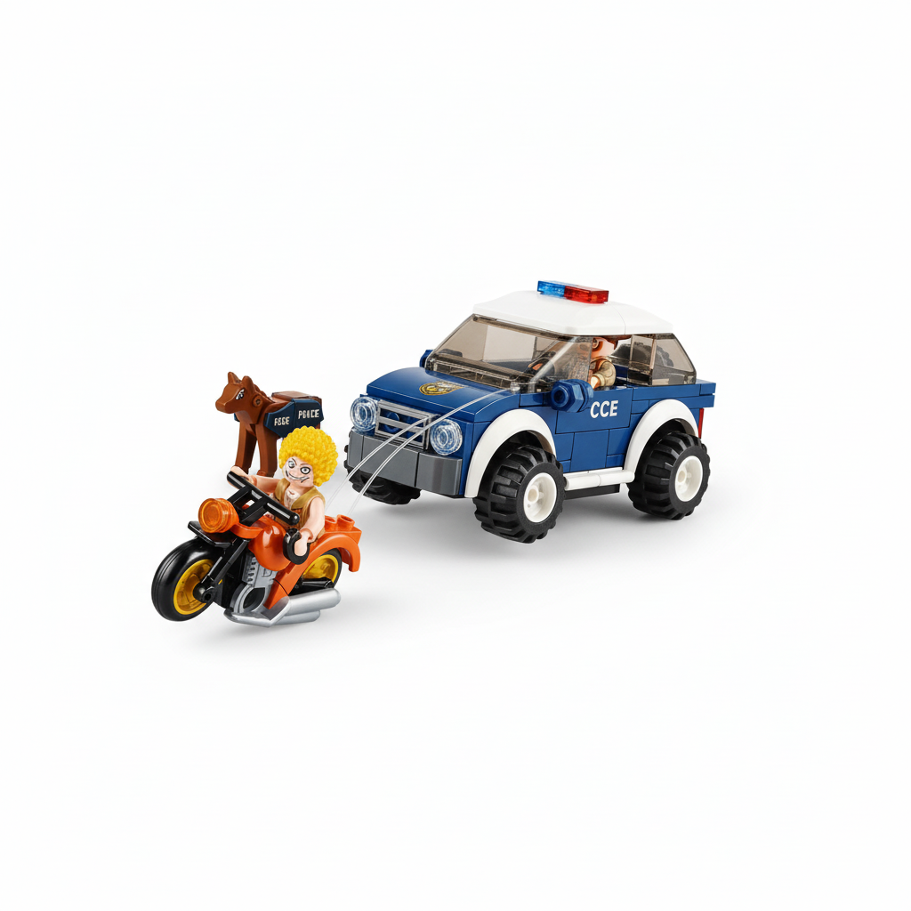 Sluban Police Building Block Set