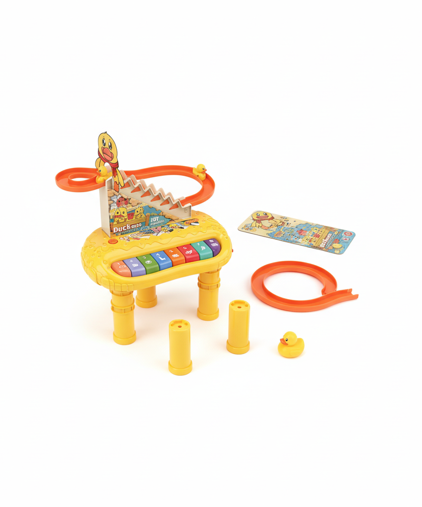 Duck Cute 2in1 Multifunction Electronic Organ with Duck Slide