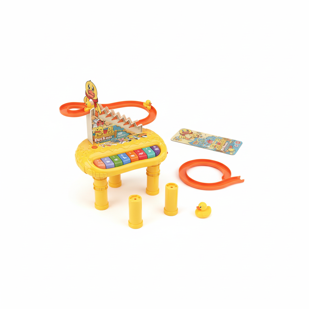 Duck Cute 2in1 Multifunction Electronic Organ with Duck Slide