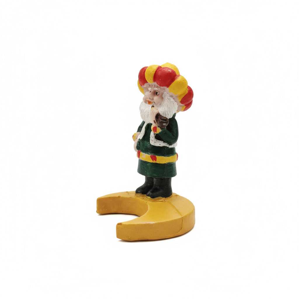 Whimsical Turbaned Sage Collectible Figurine