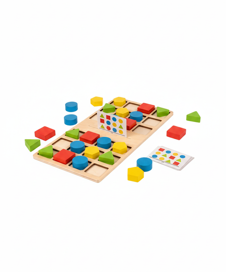 Shape Four-Color Battle Educational Toy