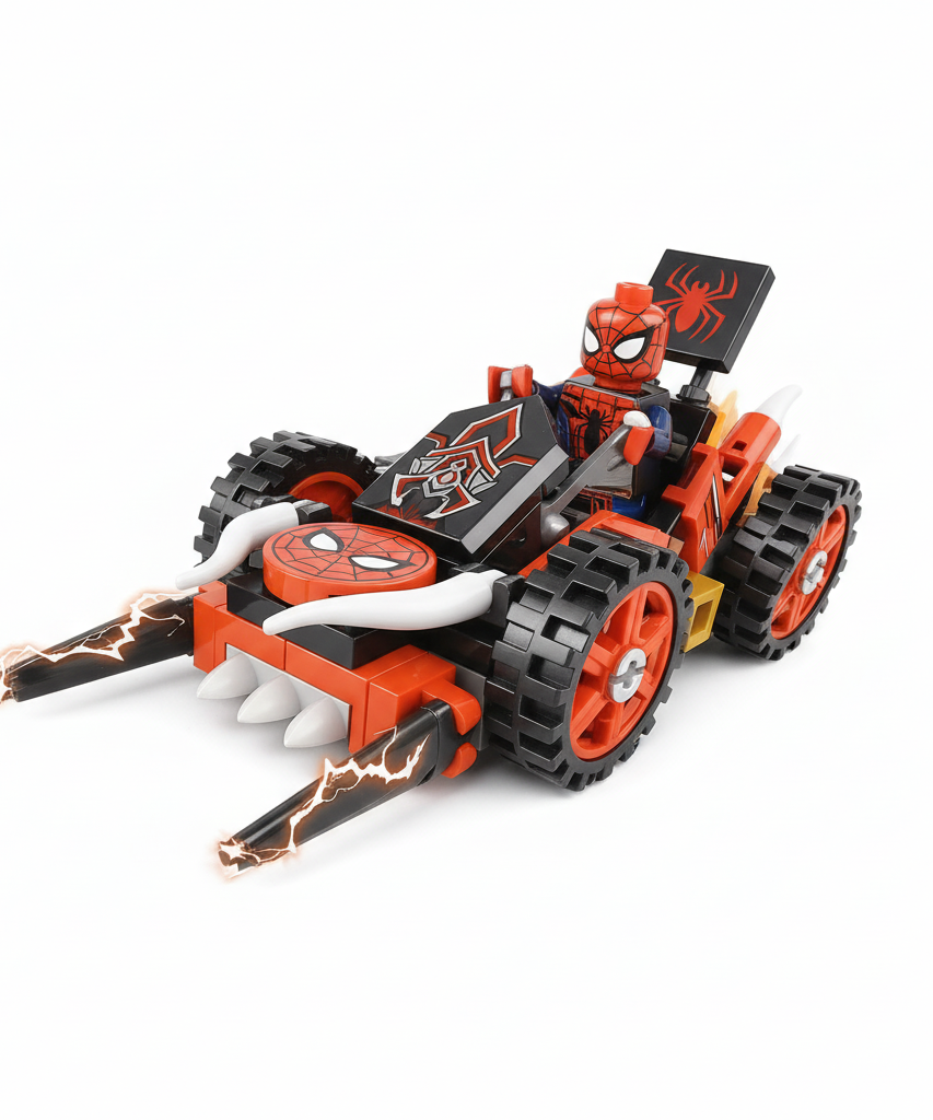 OBM Spider-Man Spider Sense 4-in-1 Spider Pursuit Chariot Building Set