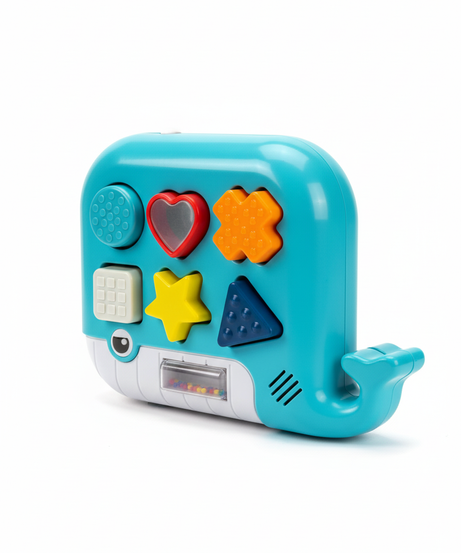 Perform Music Lively Whale Shape Sorter Light Sounds Cultivate An Interest In Music