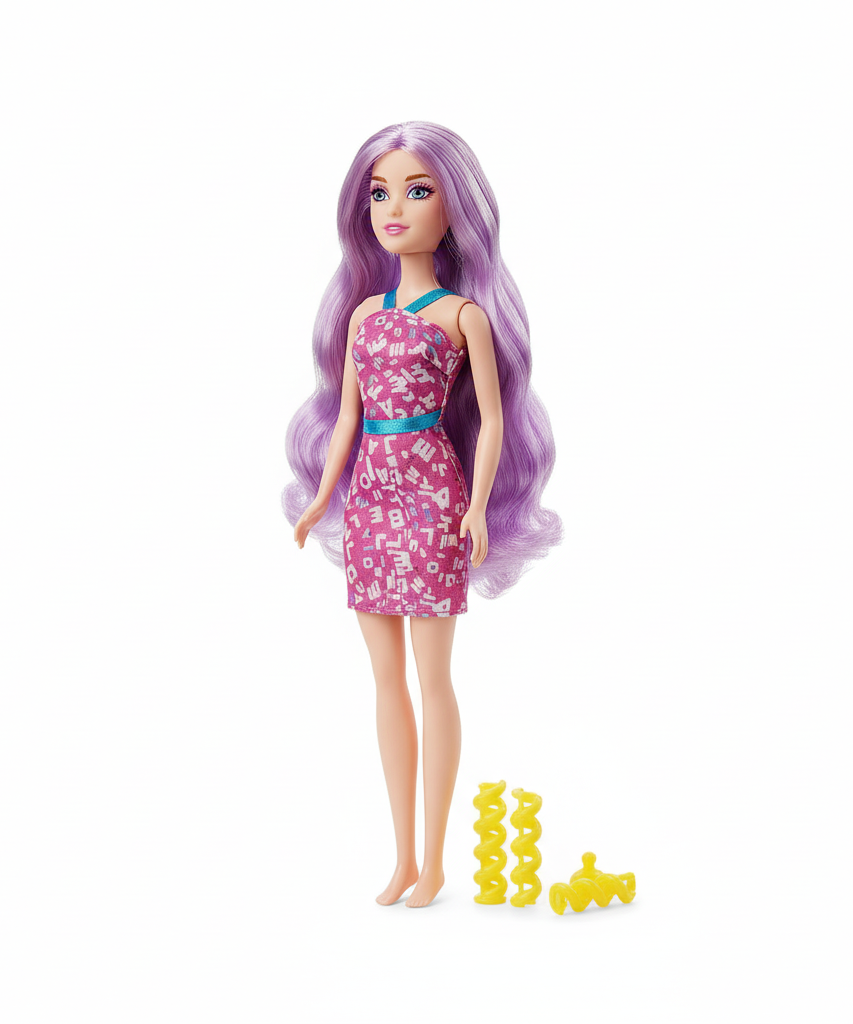 Anlity Collection Hair Art Series Doll with Hair Curlers