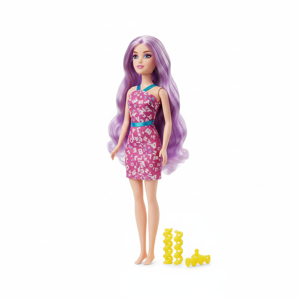 Anlity Collection Hair Art Series Doll with Hair Curlers