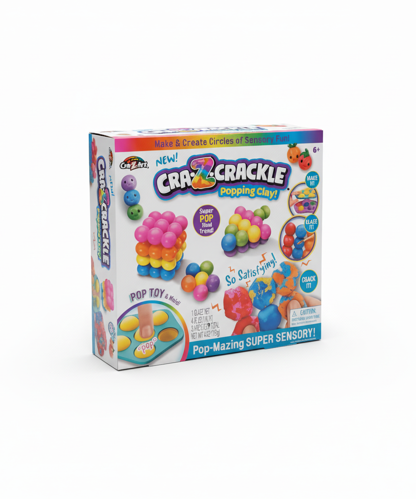 Cra-Z-Art Cra-Z-Crackle Popping Clay!