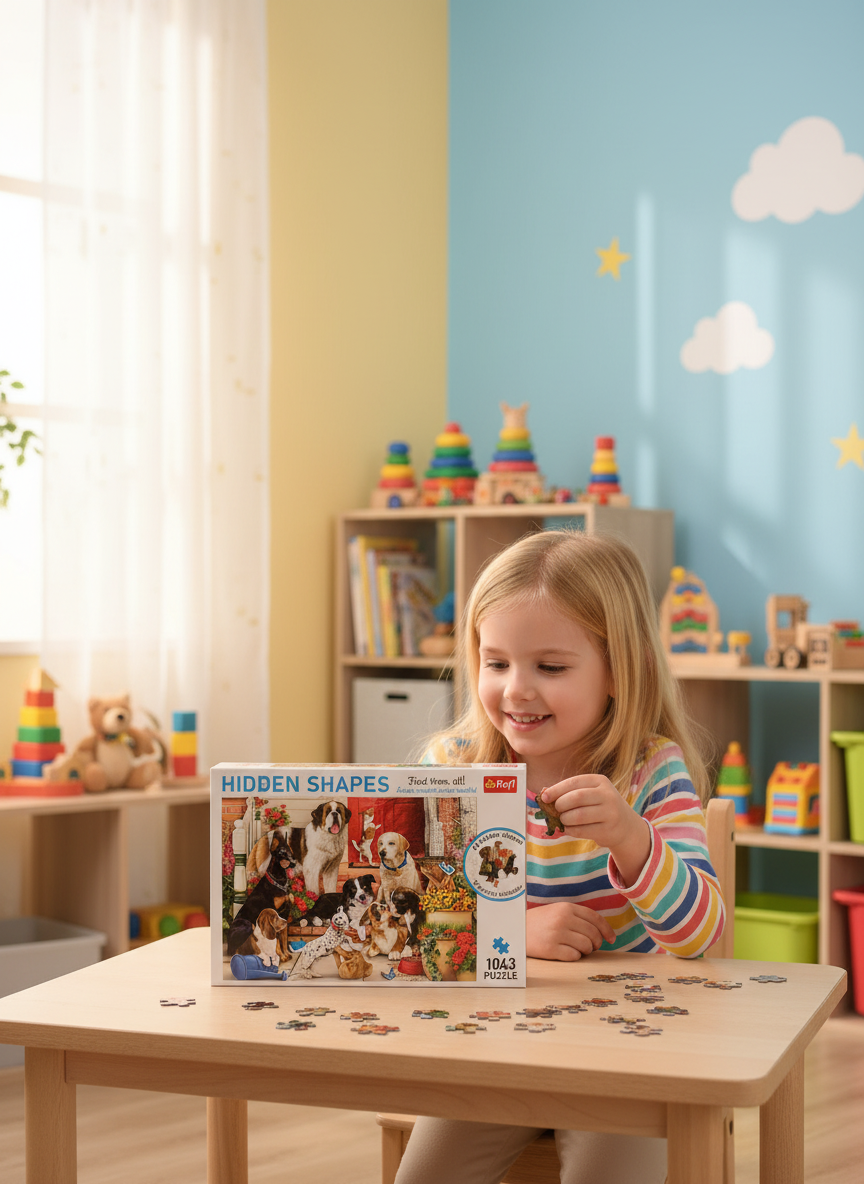 Hidden Shapes Find Them All Trefl 1043 PCS