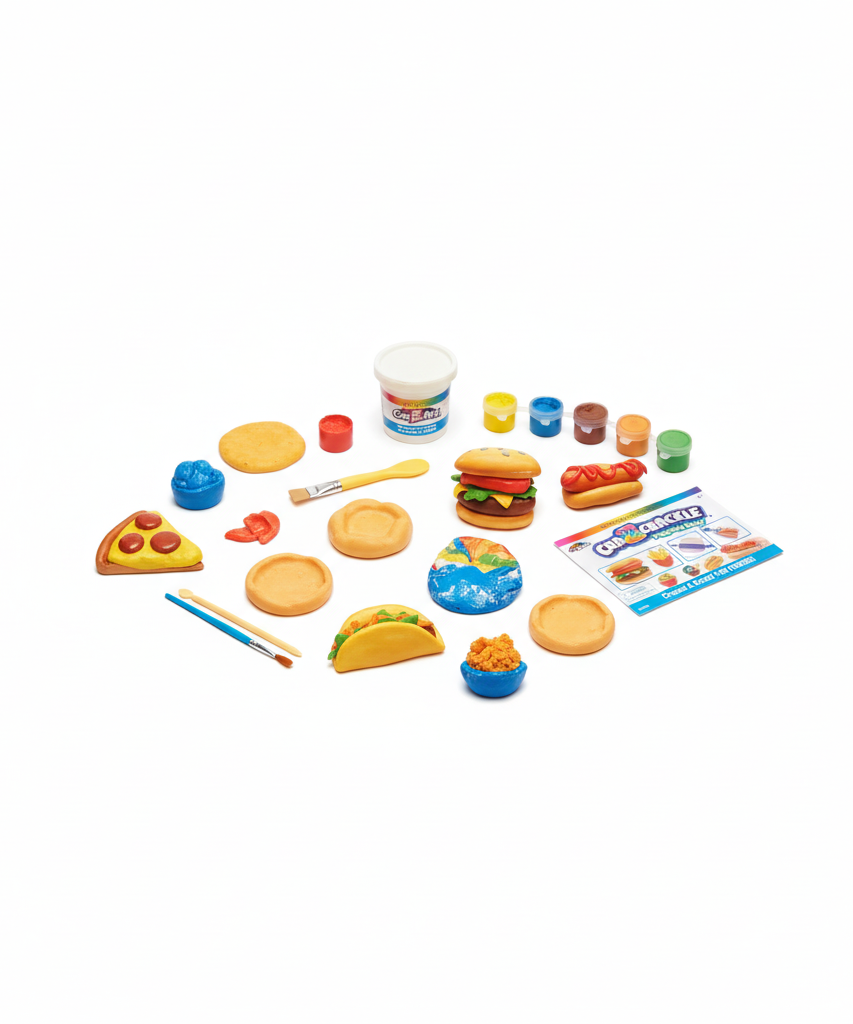 Cra-Z-CRACKLE Popping Clay! Create & Crack FUN FOODS!