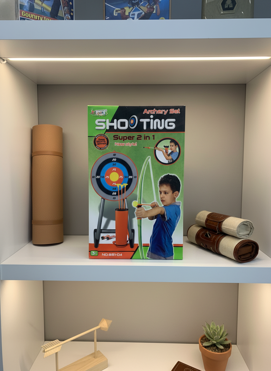 Super 2 In 1 Archery Set Real Sport Game