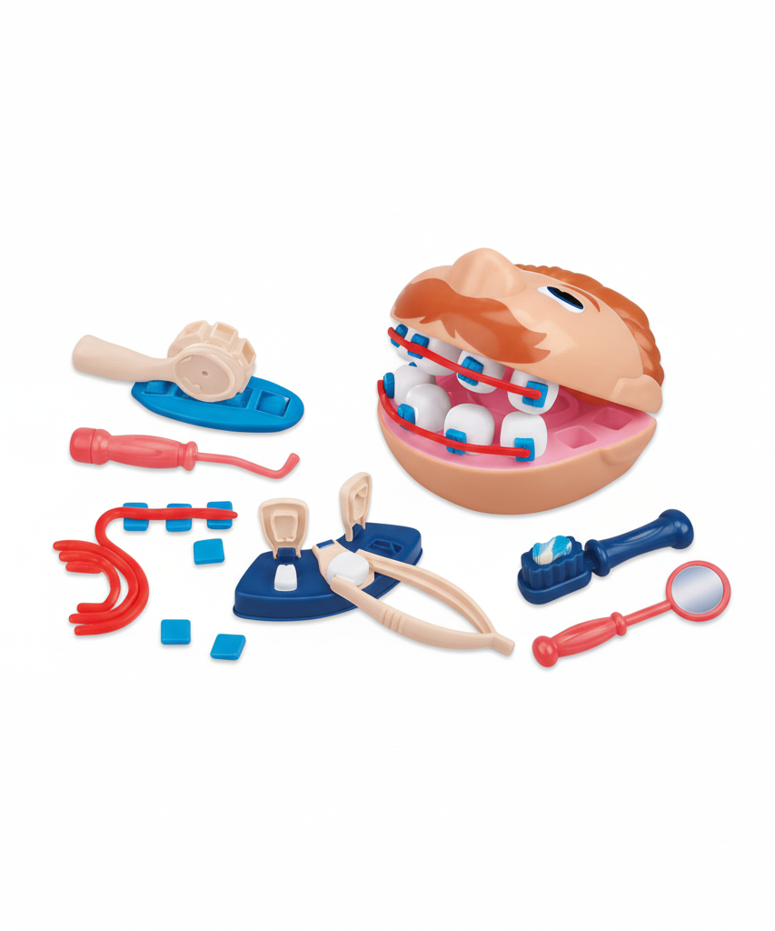 Magic Dough Happy Color Mud Dentist Set
