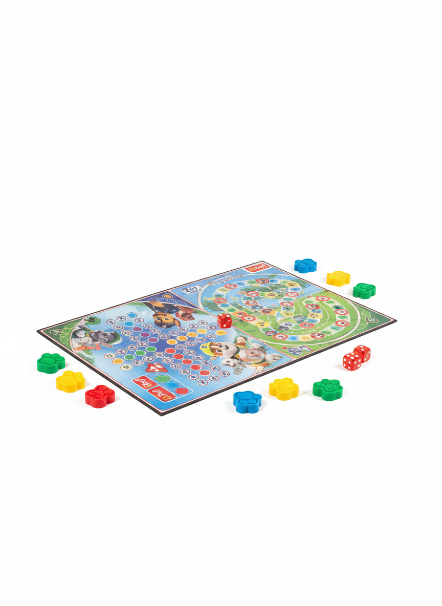 Paw Patrol 2 In 1 Game ( Ludo + Pups Race)  Trefl Puzzle