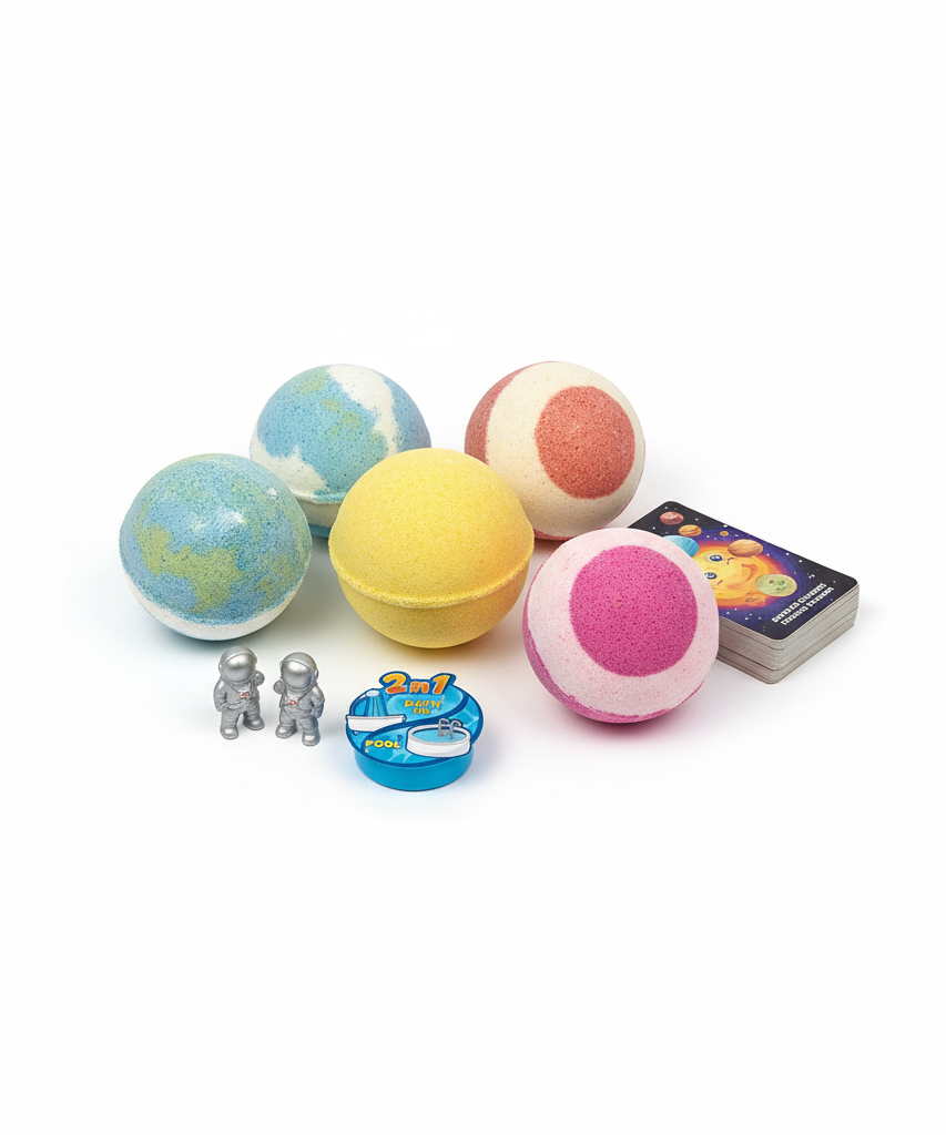 CRAZE iNKEE SPACE 5 Bath Bombs & 3 Surprise Figures Set