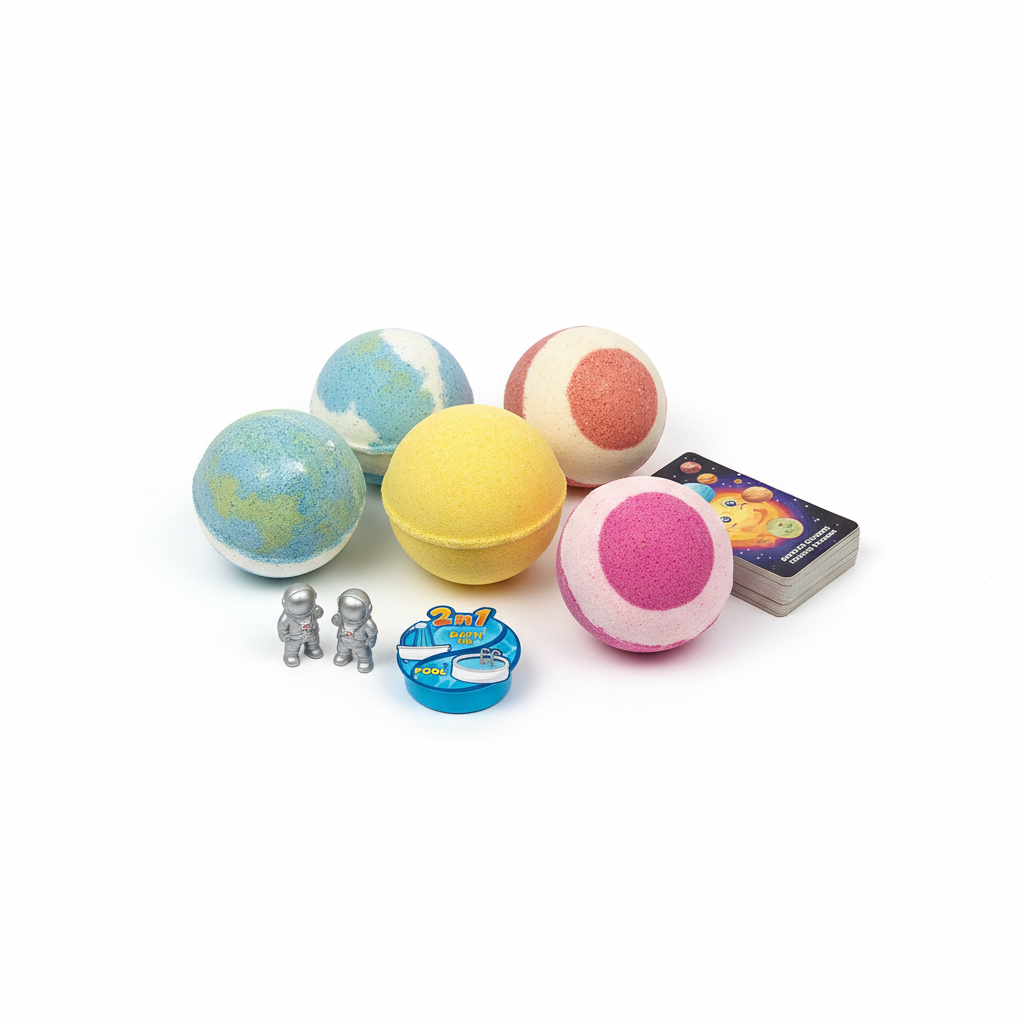 CRAZE iNKEE SPACE 5 Bath Bombs & 3 Surprise Figures Set