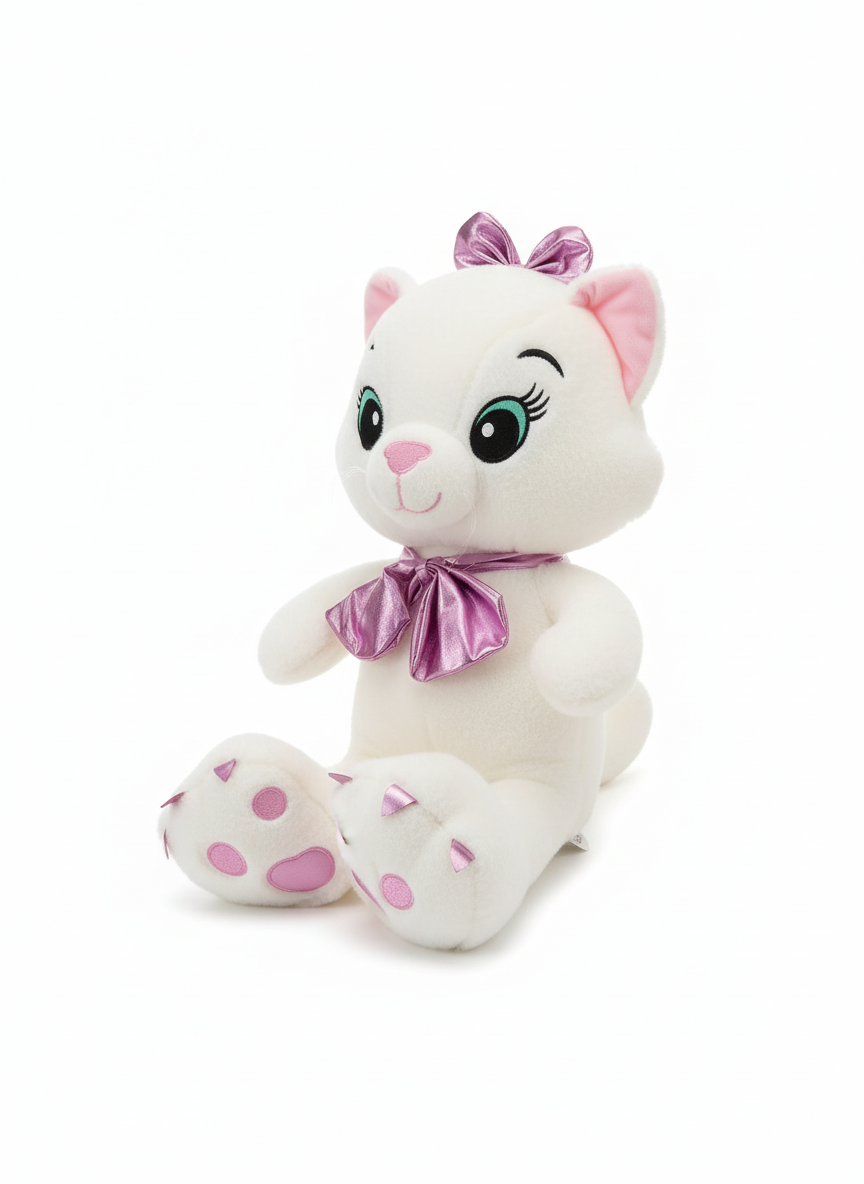 White Cat Soft Toy 55CM