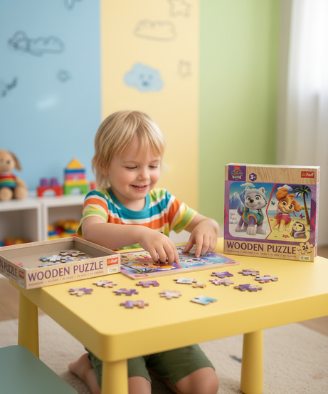 Paw Patrol Wooden Puzzle Trefl Puzzle 24 PCS