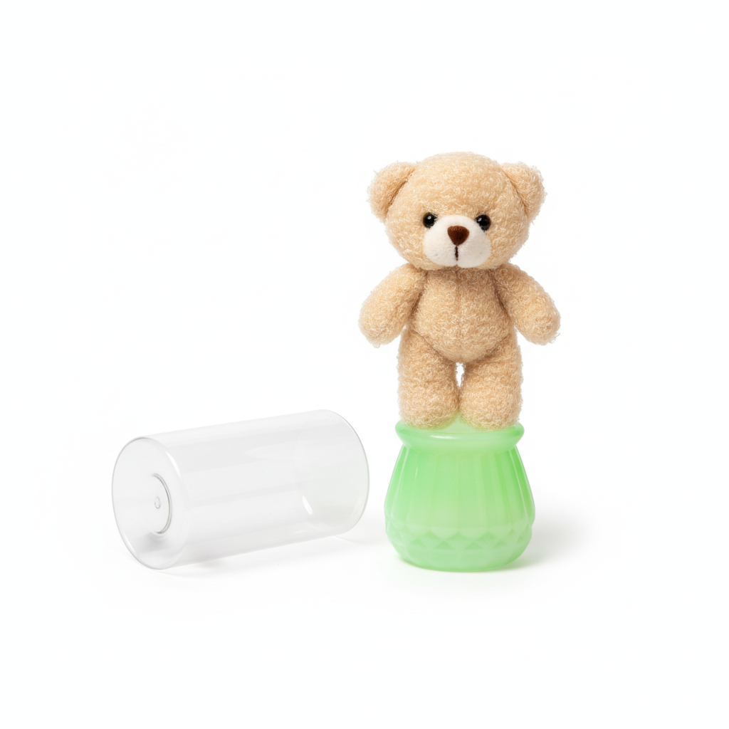 Teddy Bear Bubble Bottle & Plush Dispenser