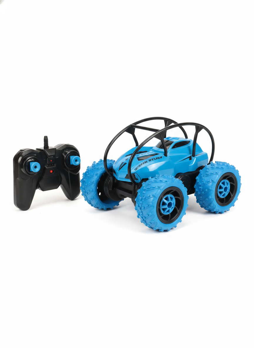 MKB Stunt General Mobilization Four Wheel Stunt Blue Car