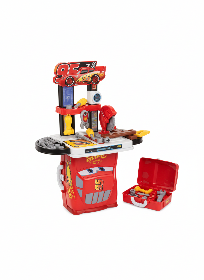 Disney Pixar Cars 3-in-1 Suitcase Construction Workshop
