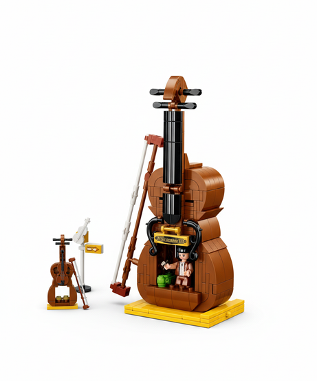 Inventor Violin Musical Instrument Shop 308Pcs Lego