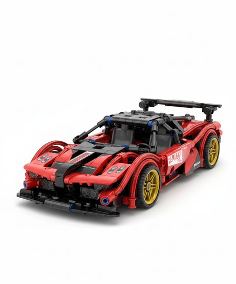 Pull Back Super Car Realistic Models Lego
