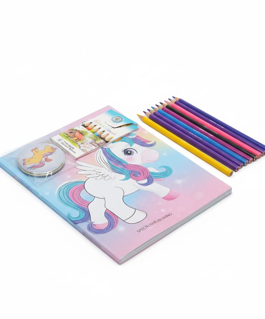 3-in-1 Super Coloring Unicorn Set