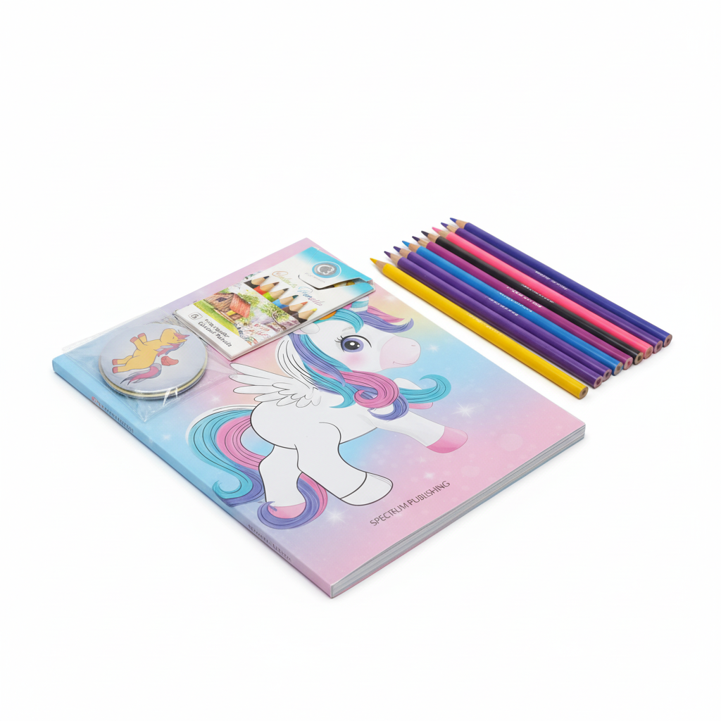 3-in-1 Super Coloring Unicorn Set