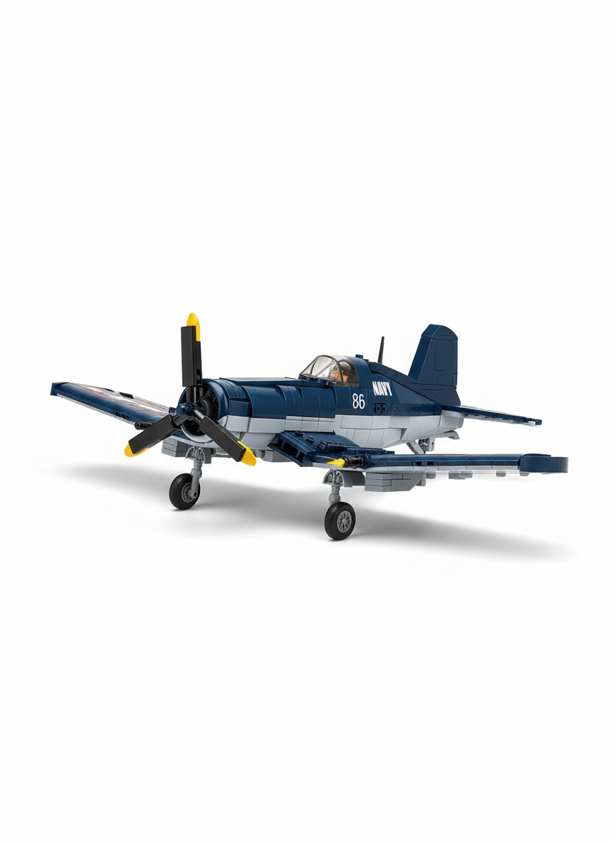 WWII Army 86 Navy 550 PCS Lego