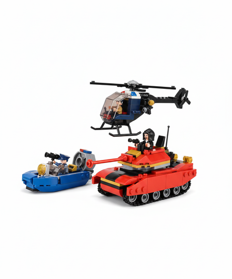 Police 4in1 Vehicles 460 PCS Lego