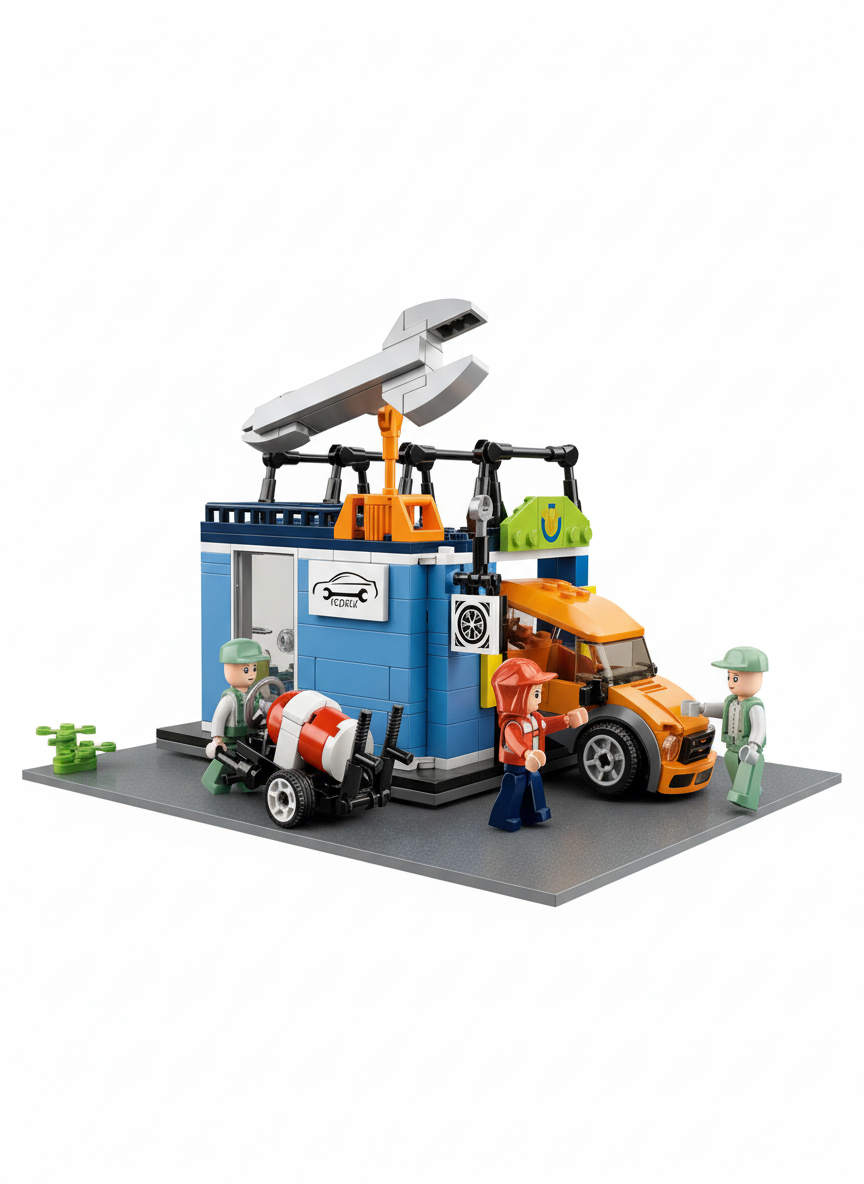Town City Scene-Repair 340 PCS Lego
