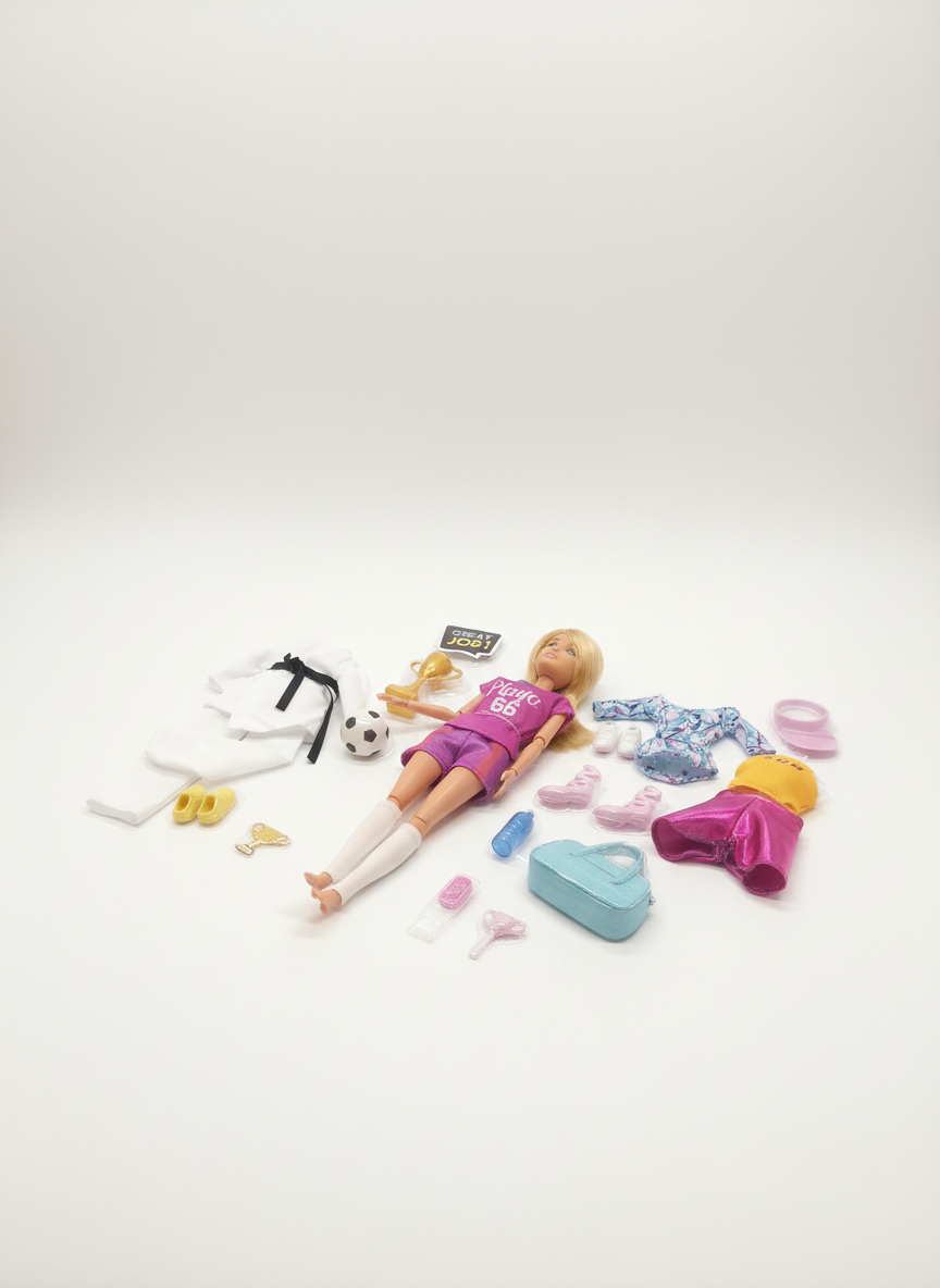 Anlily Collection Vocation Sports 1 Doll 4 Occupation Clothing 13 Accessories