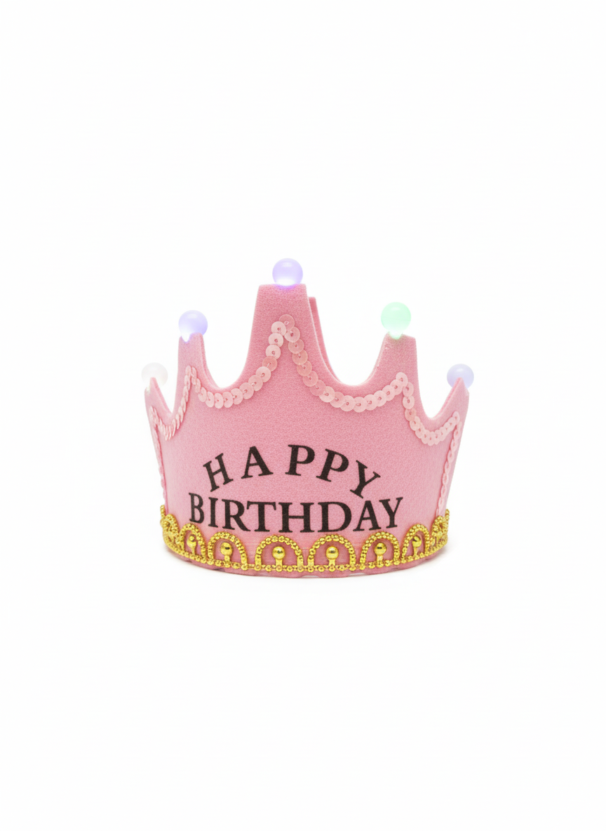 Birthday Crown With Light