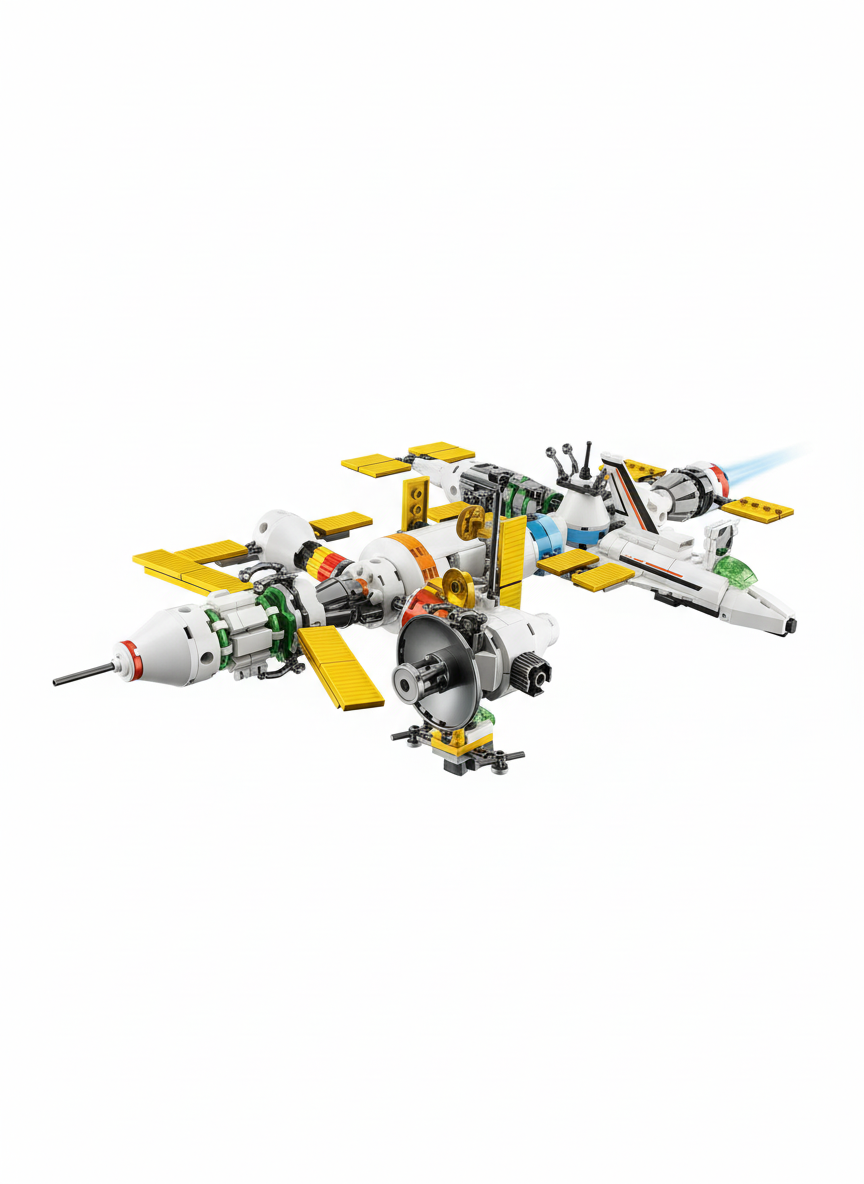 Space Station 8 Into 1 512 PCS