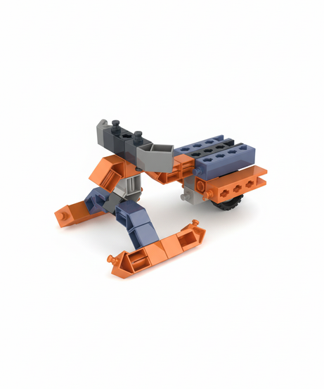 Engino Play To Invent Snowmobile Snap Fit System